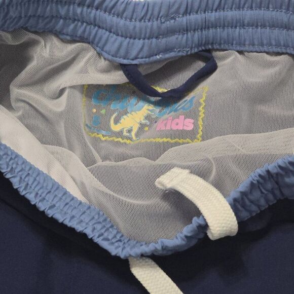 2 NWOT - Chubbies -  5T - Boys Swim Shorts Green / Blue - Picture 4 of 6